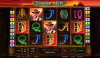 Spielbildschirm von Book of Ra Deluxe